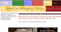 Desktop Screenshot of melsmagic.com